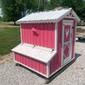 Pink Country Cottage Coop