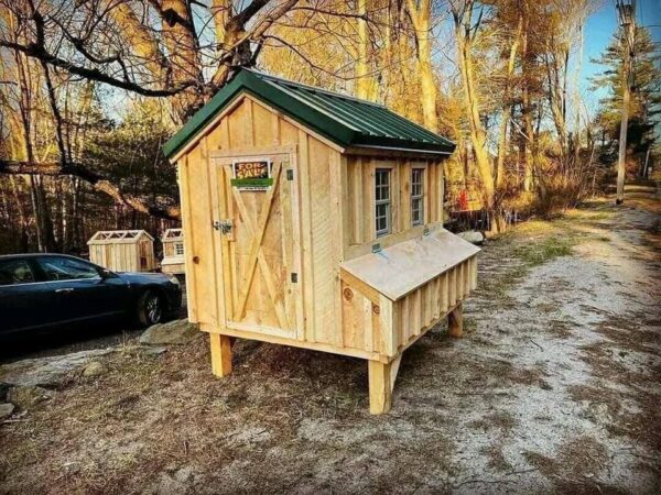 Rustic Cabin-Style Coop